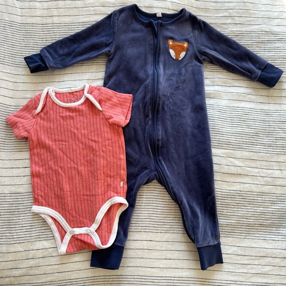 Mori Baby romper and bodysuit. Please read description. - Picture 1 of 4